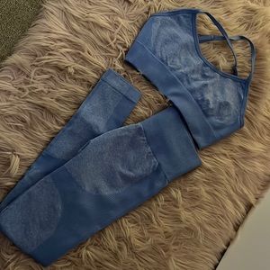 Amazon Womens 2 Piece Seamless High Waisted Leggings with Sports Bra